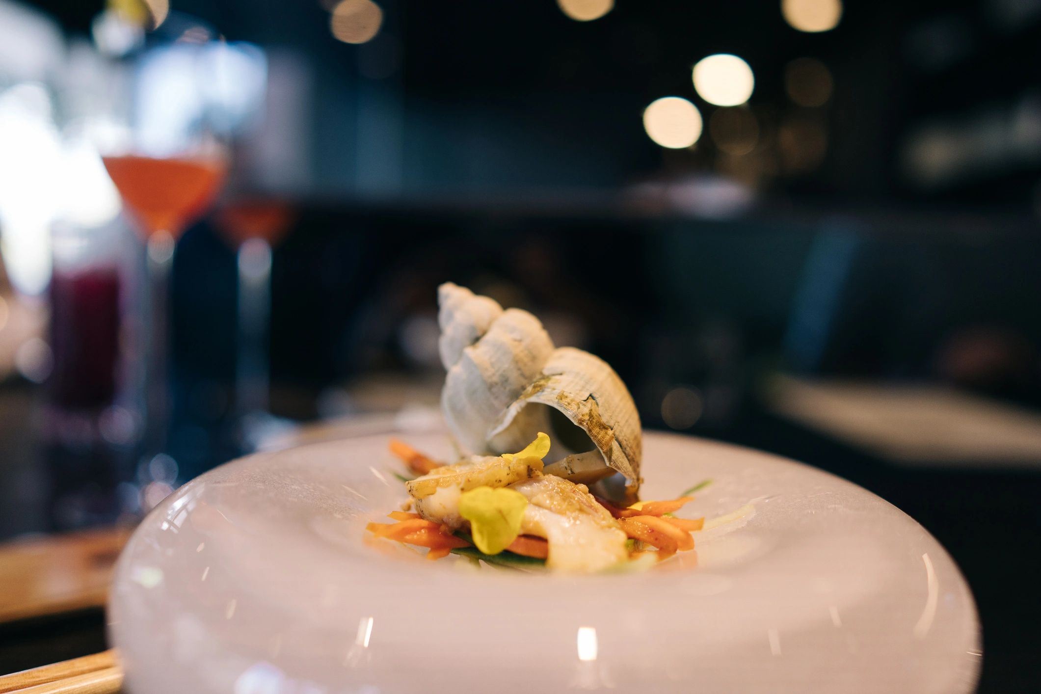 Omakase-style plated dining for a private chef experience