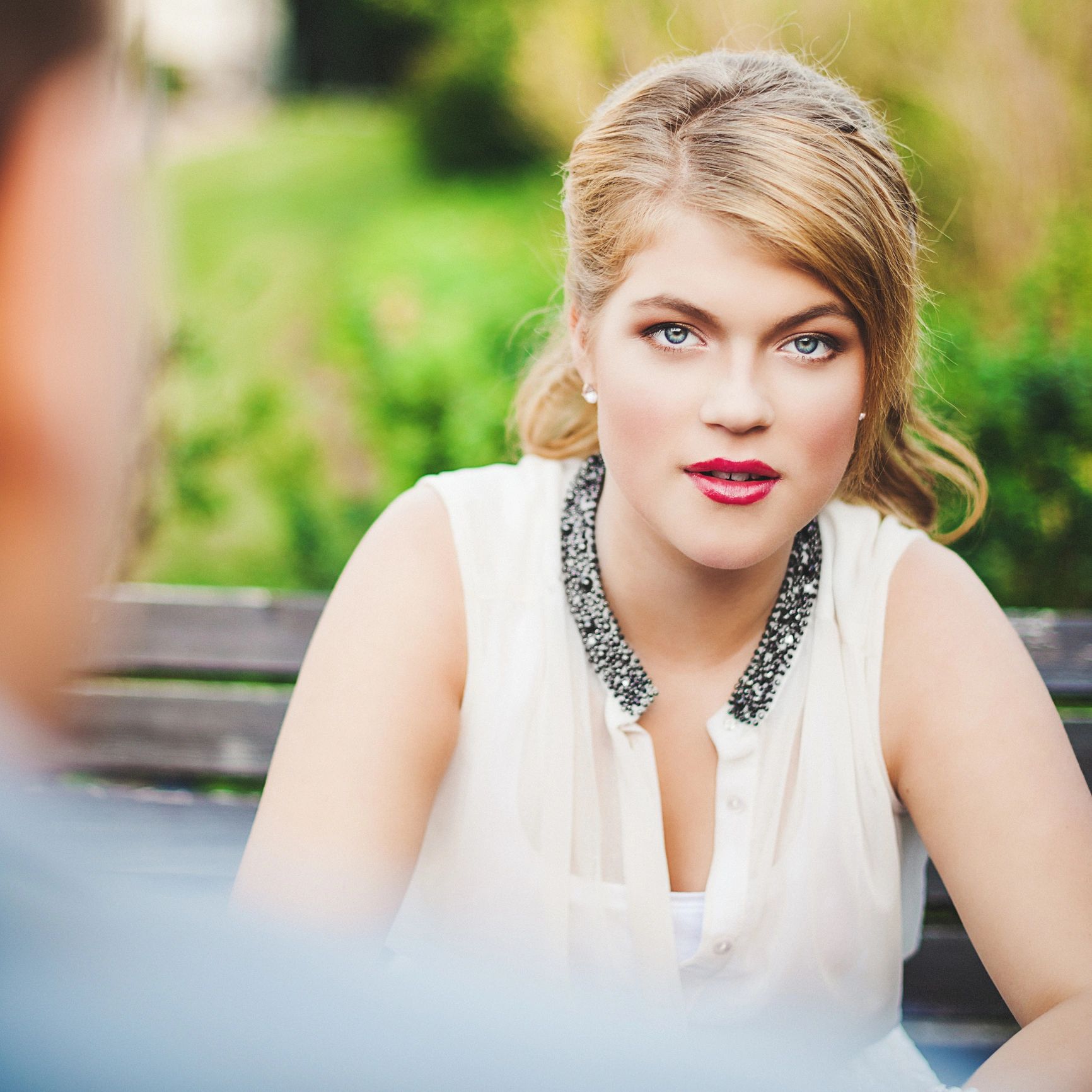 Group of guests socializing during a catered gathering